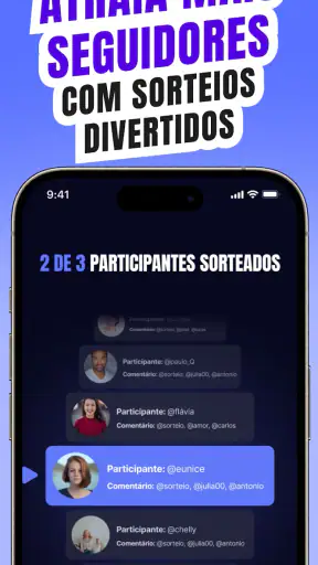 Sorteio de Comentários screenshot