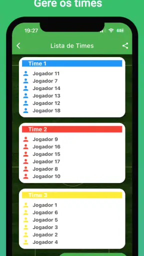 Sorteio de Times screenshot