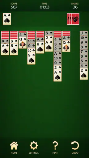 Spider Solitaire: Card Game screenshot
