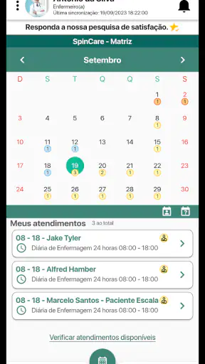 SpinCare App screenshot