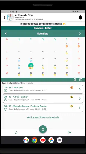 SpinCare App screenshot