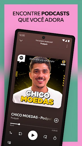 Spotify: música e podcasts screenshot