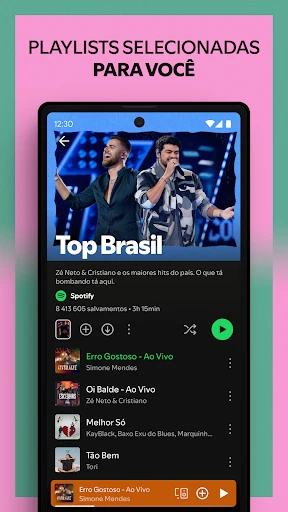 Spotify: música e podcasts screenshot