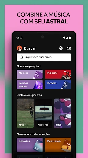 Spotify: música e podcasts screenshot