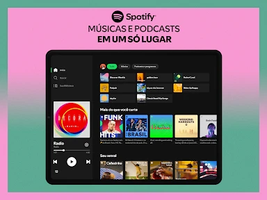 Spotify: música e podcasts screenshot