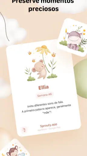 Sprouty — Desenvolvimento Bebê screenshot