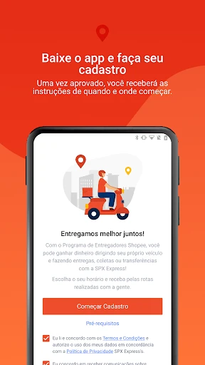 SPX Motorista Parceiro screenshot