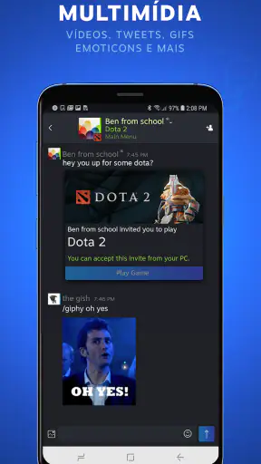 Steam Chat screenshot