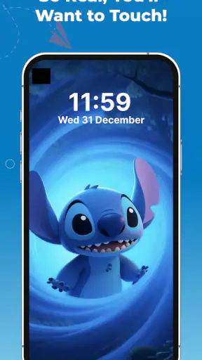 Stitch 4K Live Wallpaper Lilo screenshot