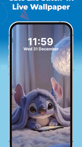 Stitch 4K Live Wallpaper Lilo screenshot