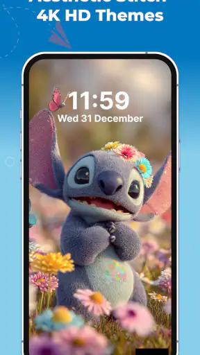 Stitch 4K Live Wallpaper Lilo screenshot
