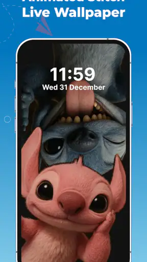 Stitch 4K Live Wallpaper Lilo screenshot