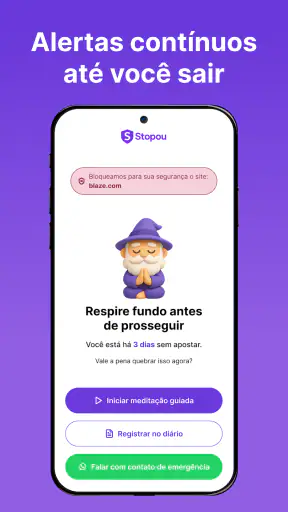 Stopou - Bloqueio de Apostas screenshot