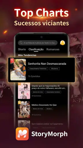 StoryMorph: Novelas em Dramas screenshot