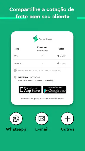 SuperFrete: Calcular Correios screenshot