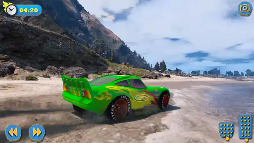 Superhero cars racing screenshot