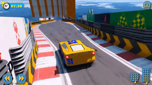 Superhero cars racing screenshot