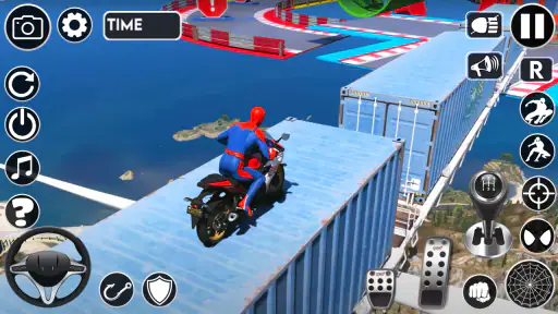 Superhero Tricky Bike Stunt screenshot