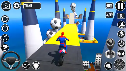 Superhero Tricky Bike Stunt screenshot