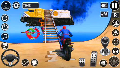 Superhero Tricky Bike Stunt screenshot
