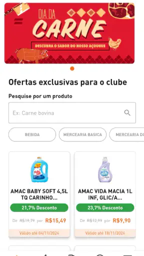 Supermercados Pague Menos screenshot