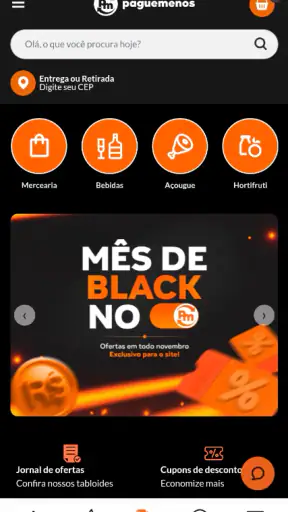 Supermercados Pague Menos screenshot