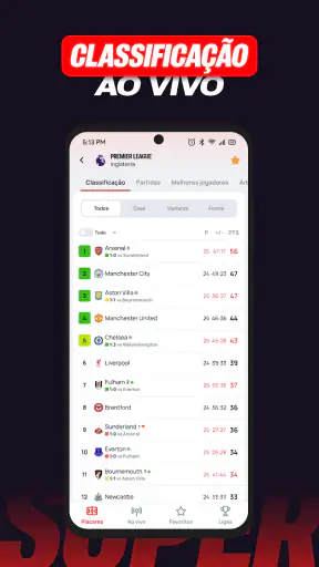 Superscore: Resultados Ao Vivo screenshot