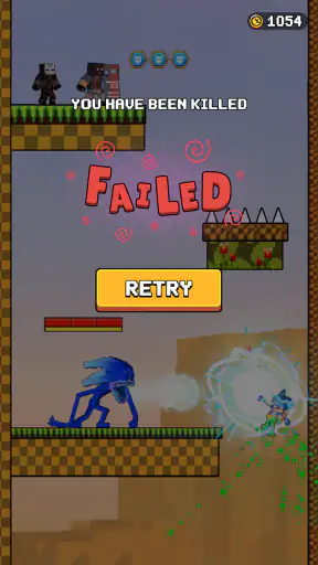 Swing Spider: Blue Monster screenshot