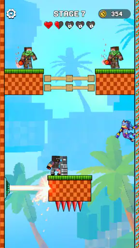 Swing Spider: Blue Monster screenshot