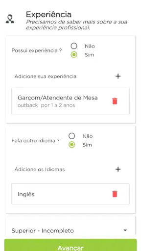 Switch Profissionais screenshot