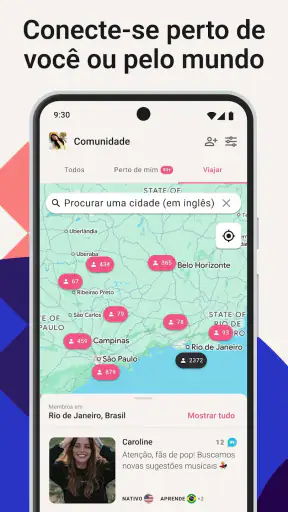 Tandem: intercâmbio de idiomas screenshot