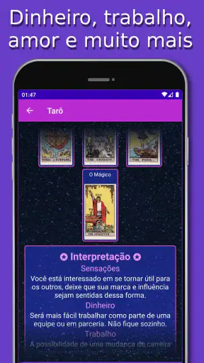 Tarot screenshot