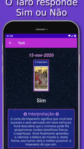 Tarot screenshot