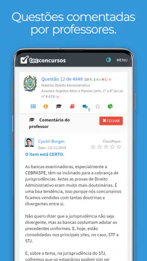Tec Concursos screenshot