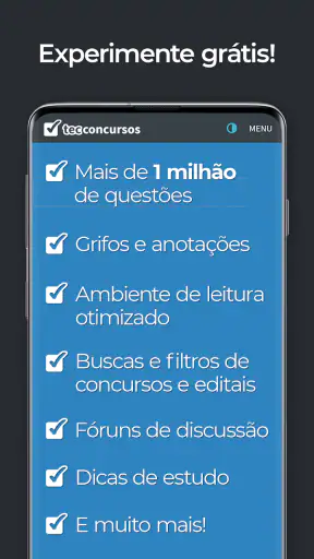 Tec Concursos screenshot