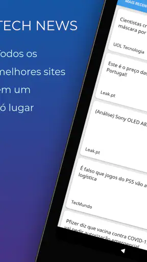Tech News Notícias Tecnologia screenshot