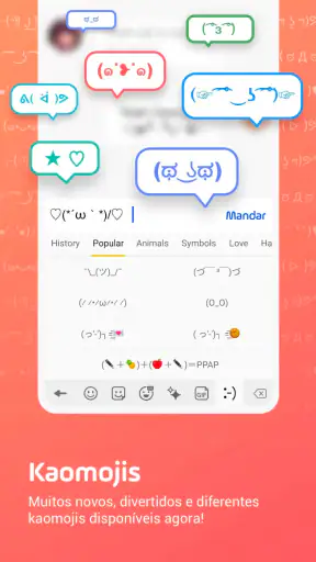 Teclado Emoji Facemoji & Fonts screenshot