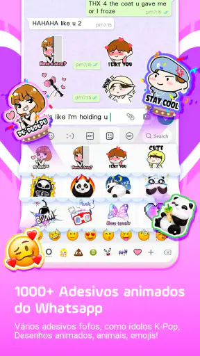 Teclado Emoji Facemoji & Fonts screenshot