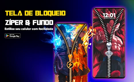 Tela de Bloqueio Zíper & Fundo screenshot