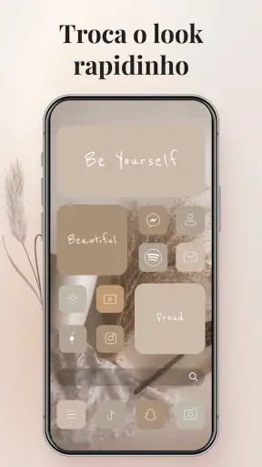 Temas e trocador de ícones screenshot