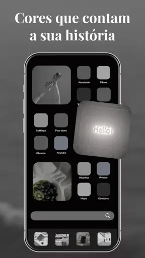 Temas e trocador de ícones screenshot