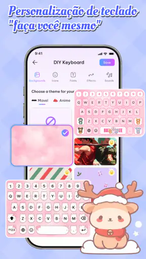 Temas Fontes de Teclado Emoji screenshot