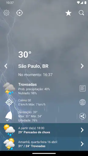 Tempo Brasil Clima XL PRO screenshot