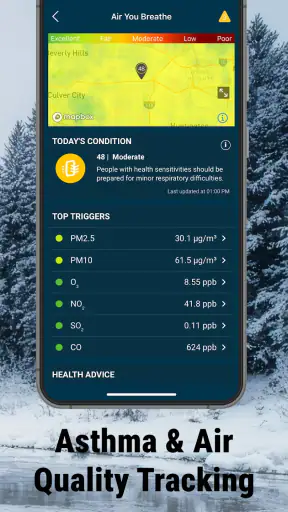 Tempo de WeatherBug screenshot