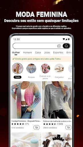 Temu:Compre como um bilionário screenshot