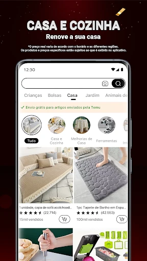 Temu:Compre como um bilionário screenshot