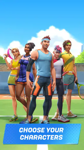 Tennis Clash: Jogo PvP screenshot