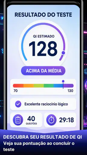 Teste de QI: Raciocínio Lógico screenshot