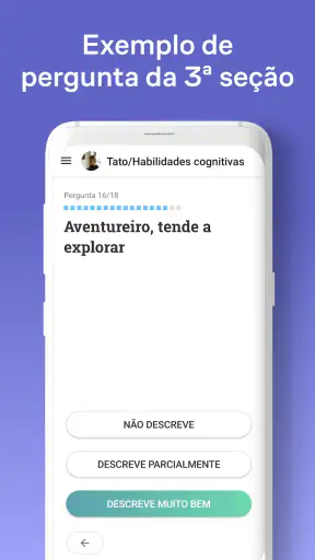 Teste de sinais de autismo screenshot