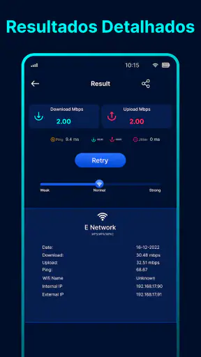 Teste de Velocidade, SpeedTest screenshot